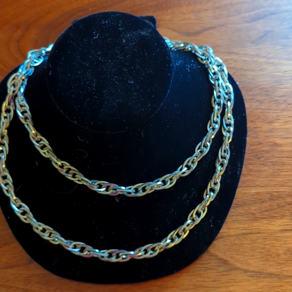 Silver multi-link  Necklace